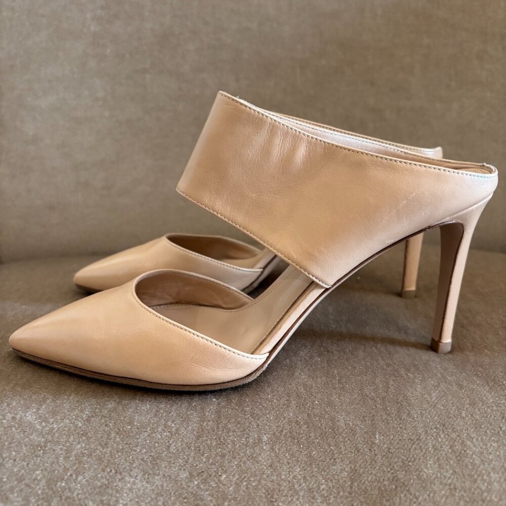 Gianvito Rossi Leather Mules